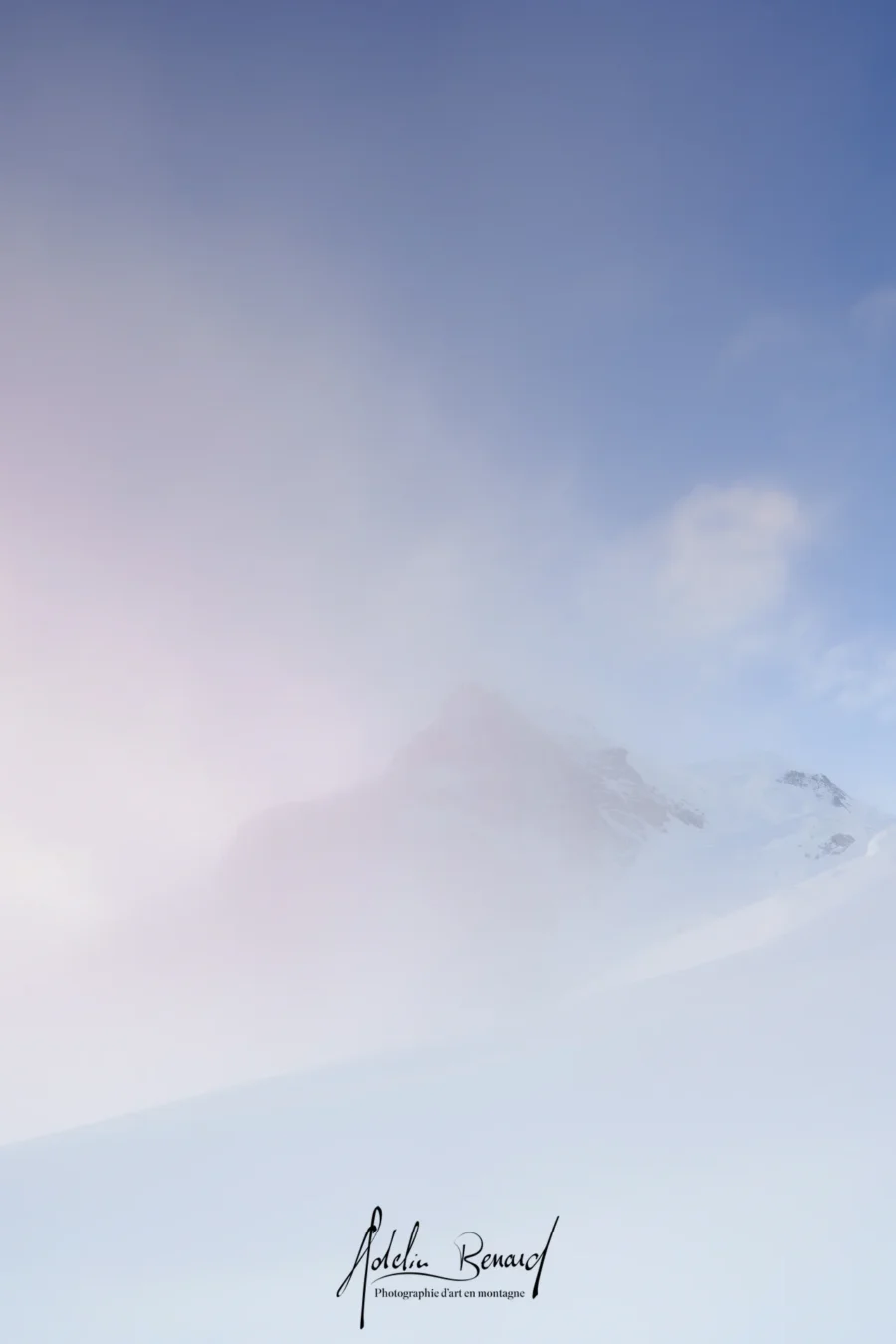 Voile du matin - Adelin Benard - Photographie d'art en montagne - Série Art & Essais